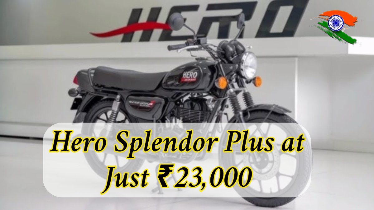 Hero Splendor Plus at Just ₹23,000: Mileage, Features & Why You Should Buy It